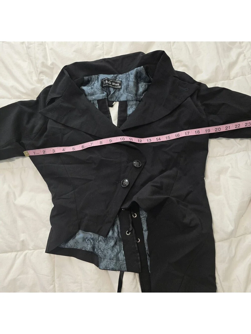 h. NAOTO Blood Asymmetrical Kodona Ouji Jacket Visual Kei